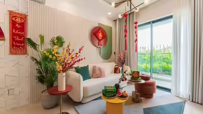"Interior designer near me consultation with modern living room design"